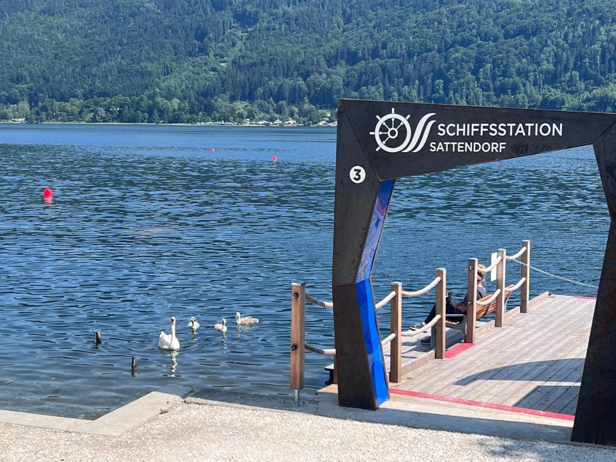 Ferienwohnung Mit Seeblick - Ossiacher See Gerlitzen Sattendorf Zewnętrze zdjęcie
