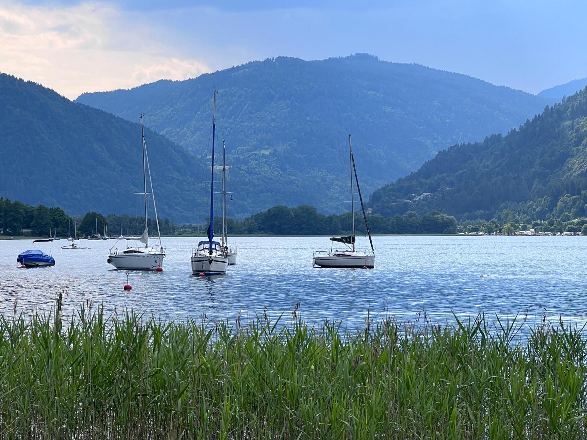 Ferienwohnung Mit Seeblick - Ossiacher See Gerlitzen Sattendorf Zewnętrze zdjęcie
