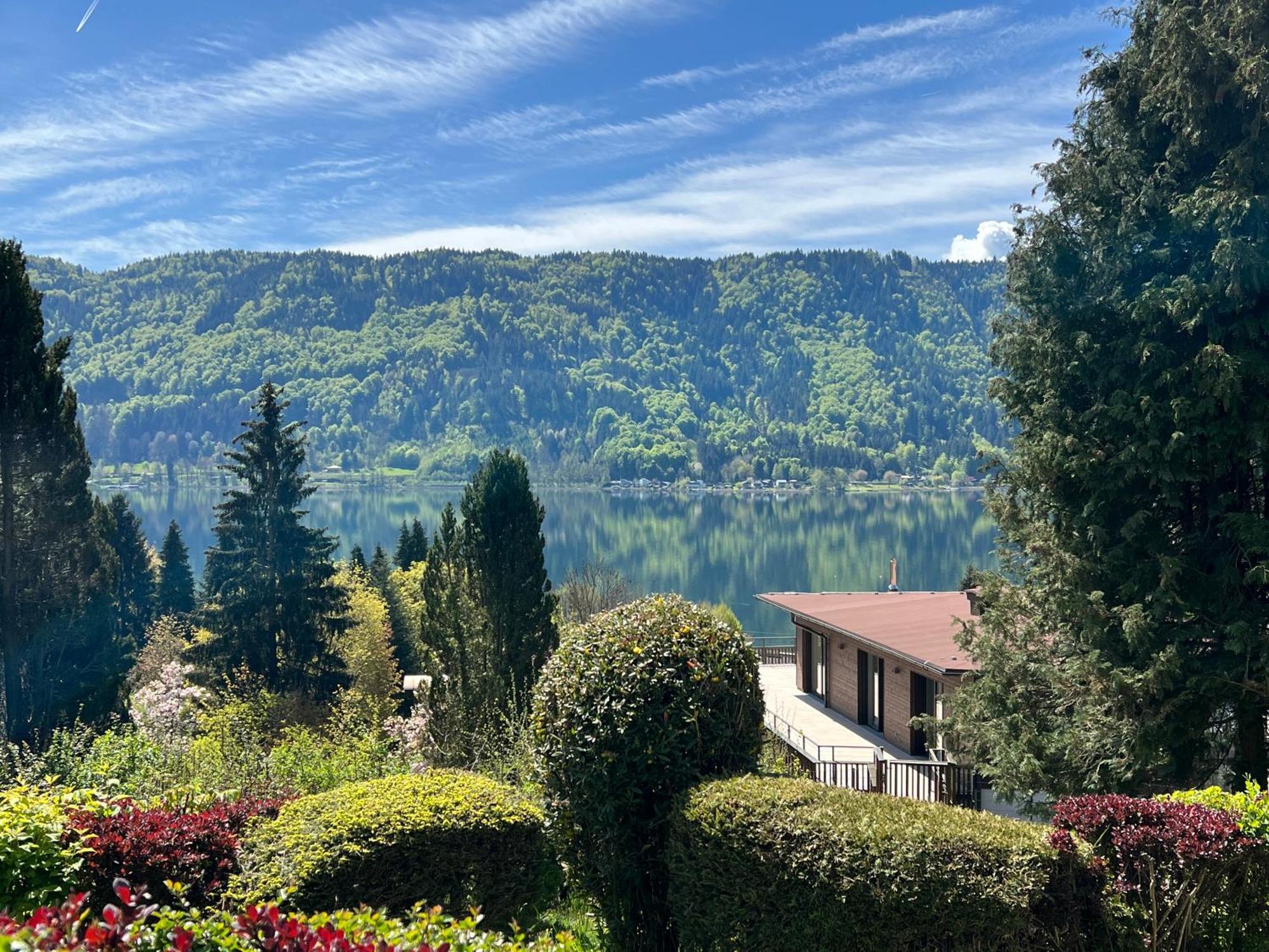 Ferienwohnung Mit Seeblick - Ossiacher See Gerlitzen Sattendorf Zewnętrze zdjęcie